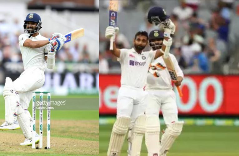 ऑस्ट्रेलिया के साथ हो रही टेस्ट मैच में अजिंक्या रहाणे ने खेली शानदार पारी: अजिंक्य रहाणे और रविंद्र जडेजा रहे नाबाद