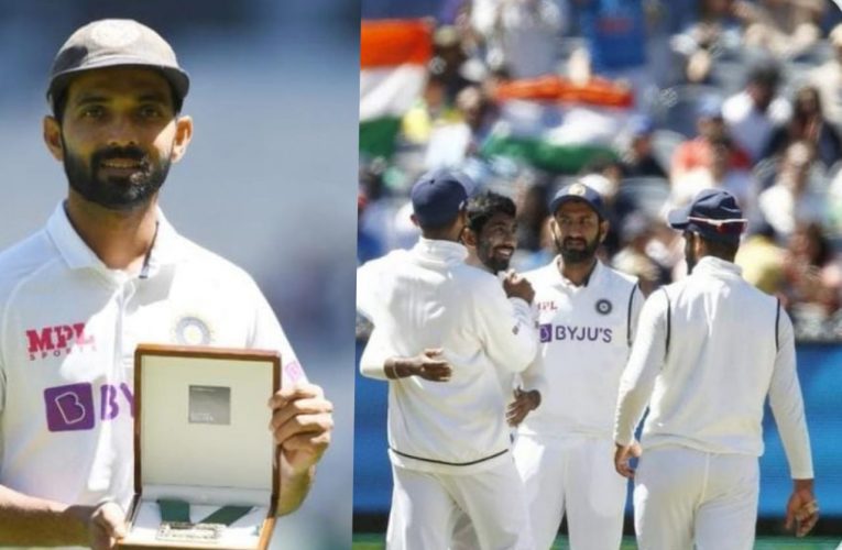 ऑस्ट्रेलिया के मेलबोर्न में भारत ने दूसरा टेस्ट मैच जीता : अजिंक्य रहाणे को मैन ऑफ दी मैच मिला