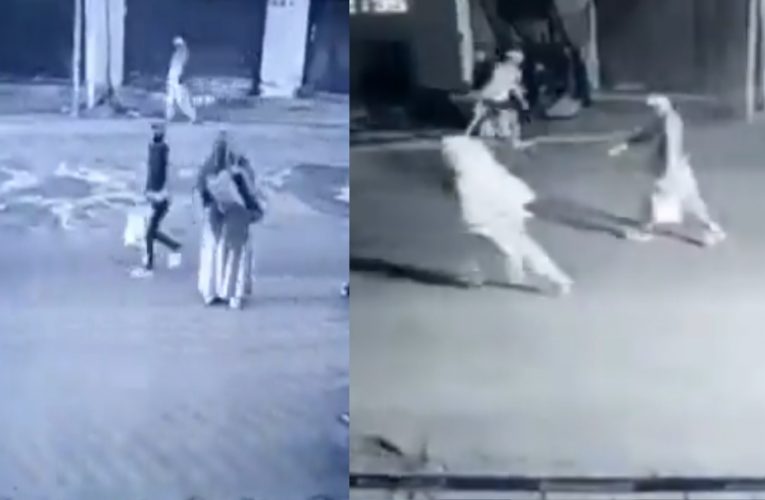 बुर्का पहने महिला ने  CRPF बंकर पर फेंका पेट्रोल बम, CCTV फुटेज में वीडियो आया सामने