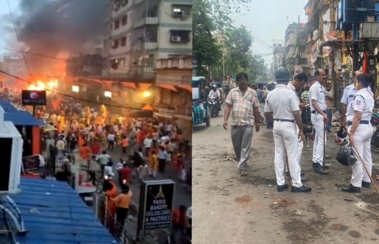 हावड़ा में  रामनवमी शोभायात्रा के दौरान भयानक हिंसा , हावड़ा पुलिस ने 36 लोगो को किया गिरफ्तार