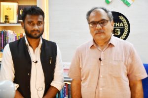 दिल्ली के आस्था IAS के निर्देशक आर कुमार सर से हमारे संपादक ने की औपचारिक मुलाकात