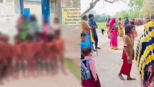 सासाराम के आंगनबाड़ी केंद्र में बच्चों से पोशाक उतरवाने का आरोप, ग्रामीणों में आक्रोश